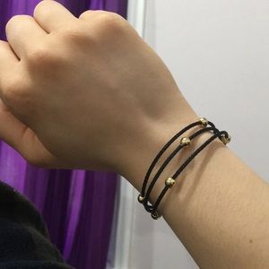 Black and gold bracelet